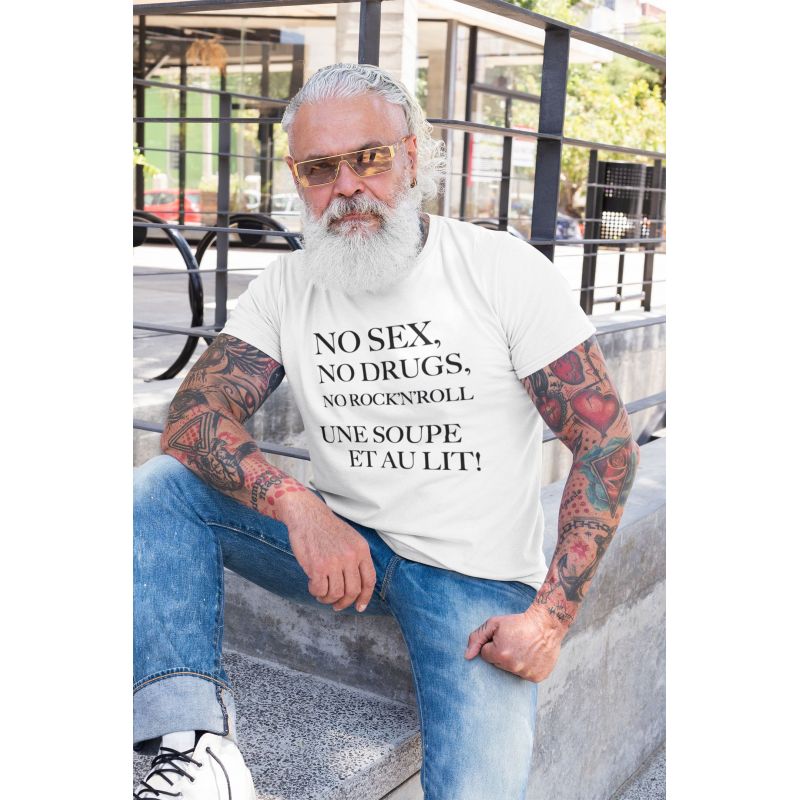T-shirt homme No sex no drugs no Rock'n'roll